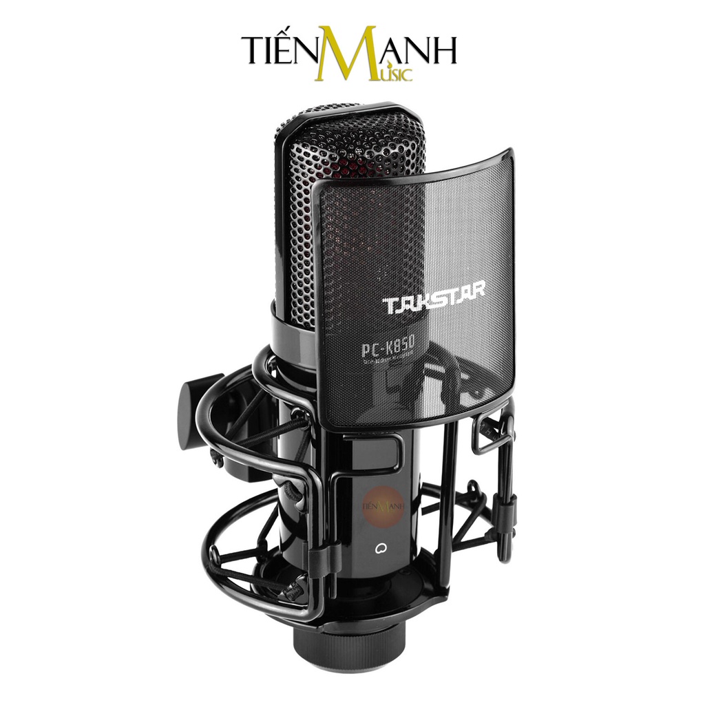 [Tặng Cable, Chính Hãng] Micro Takstar PC-K850 Mic Thu Âm Livestream Phòng Thu Studio PC K850 Microphone PCK850