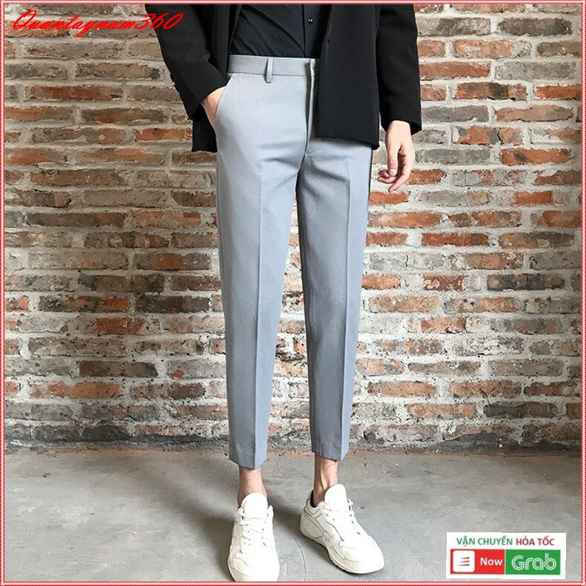 Quần âu nam mặc vest, quần tây nam soái ca dáng ôm body cao cấp | BigBuy360 - bigbuy360.vn