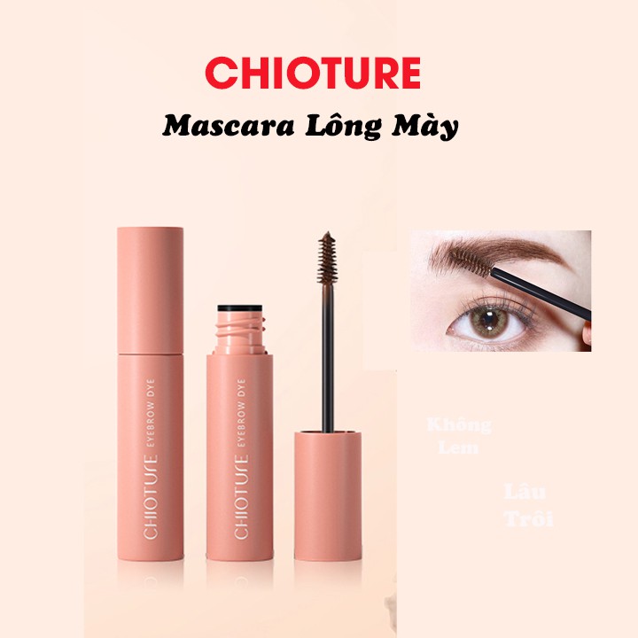 Mascara lông mày Chioture Eyebrow Dye lâu trôi chống nước dễ dàng sử dụng