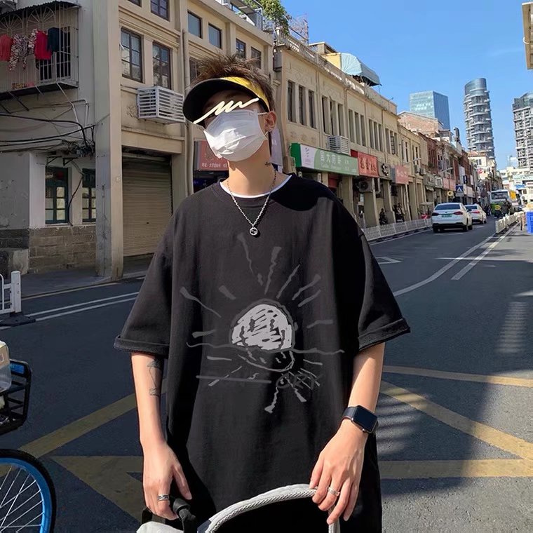 Áo Thun Tay Ngắn Thời Trang Cho Nam Size M-5Xl