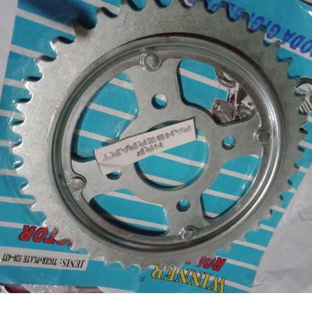 Bánh Răng Sau Chuyên Dụng Cho Xe HONDA TIGER 2000 TIGER / TIGER NEW REVO 43T-520 WINNER