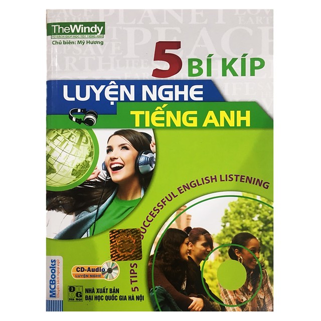 Sách - 5 Bí Kíp Luyện Nghe Tiếng Anh (kèm CD)