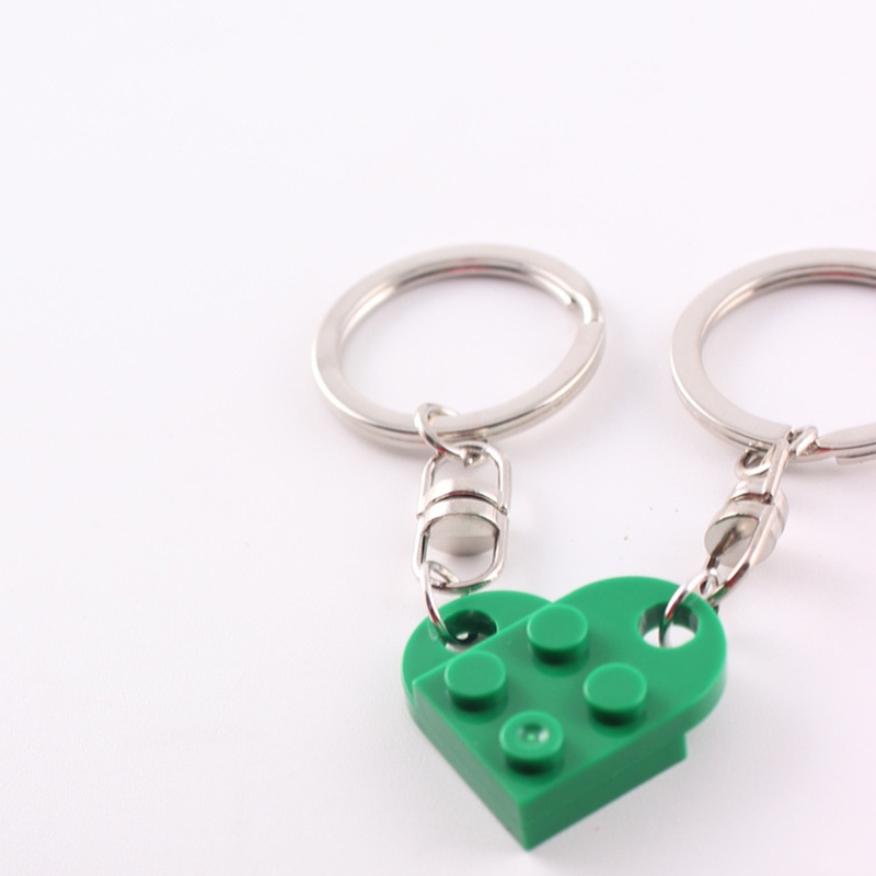 Set 2 Móc Khóa Hình Viên Gạch Nhiều Màu Sắc