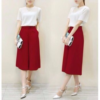 (Xả Hàng)- Sét Bộ Áo Và Quần Ống Rộng Chất Đẹp