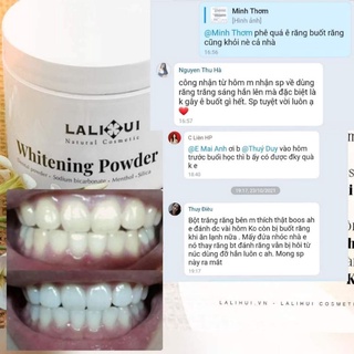 Bột Tẩy Trắng Răng Loại Bỏ Hôi Miệng Whitening Powder Lalihui