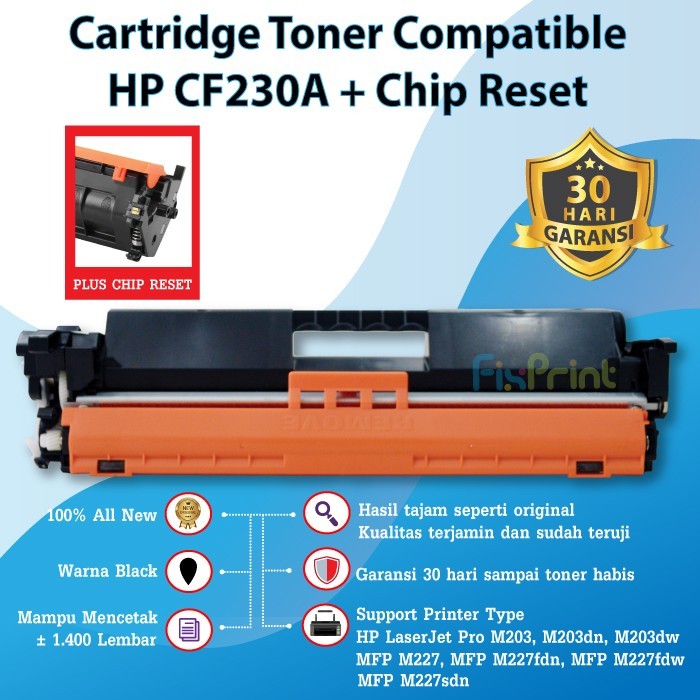 Hộp Mực 30a Cf230A Hp Mfp M227 M227Fdn M227Fdw M203 Fpts64