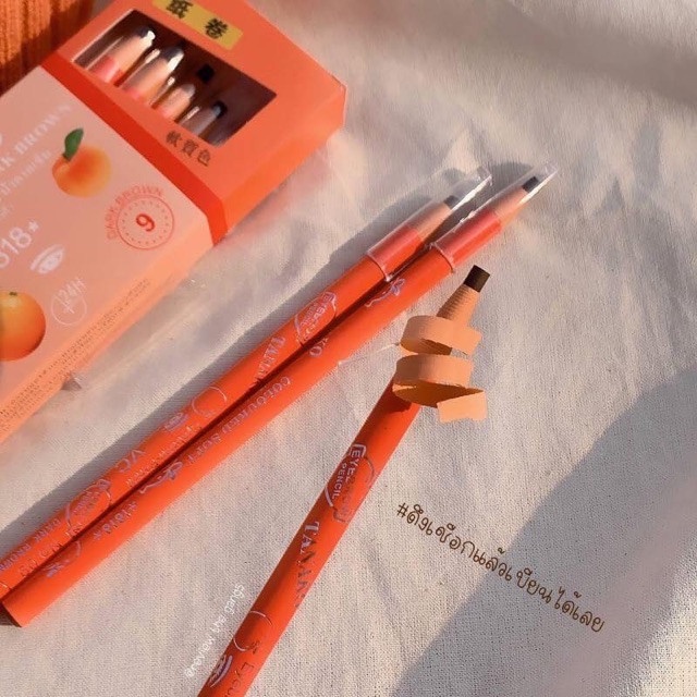 Chì xé kẻ mày cao cấp chính hãng Thái Lan Tanako Eyebrown Pencil waterproof 24 tiếng