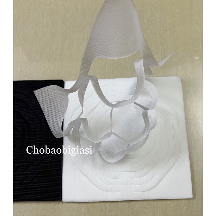 {100 cái/ xấp} Túi đựng ly bằng vải hình lưới độc đáo, sang trọng thay thế túi chữ T đựng ly cafe, trà sữa ( SP y hình)