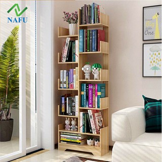 Kệ sách, giá sách hình cây để sàn 11 tầng cao cấp thông minh tiện lợi nafu gp66