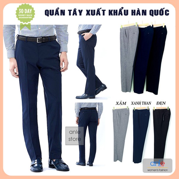 Quần Âu, Quần Tây Nam KOREA co giãn 4 chiều hàng Big size <130kg