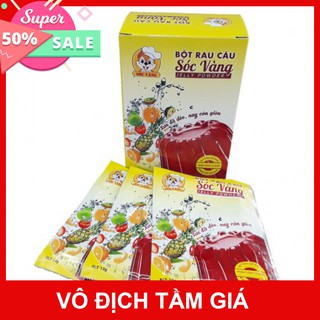 [GIÁ SỈ] Bột thạch rau câu sóc vàng gói lẻ