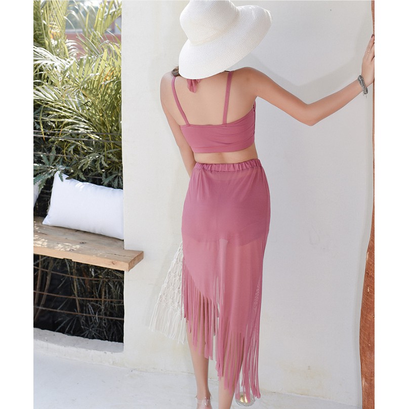 [THANH LÝ XẢ KHO] Bộ đồ bơi bikini kèm quây váy sexy 3 chi tiết | BigBuy360 - bigbuy360.vn