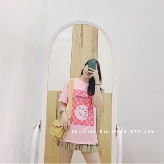 Áo phông lv hồng