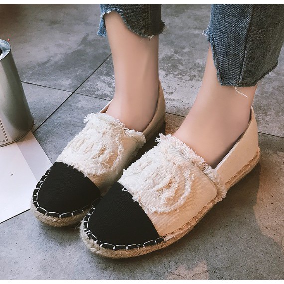 M420 Giày lười nữ thời trang rách mũi giày cá tính năng động | BigBuy360 - bigbuy360.vn