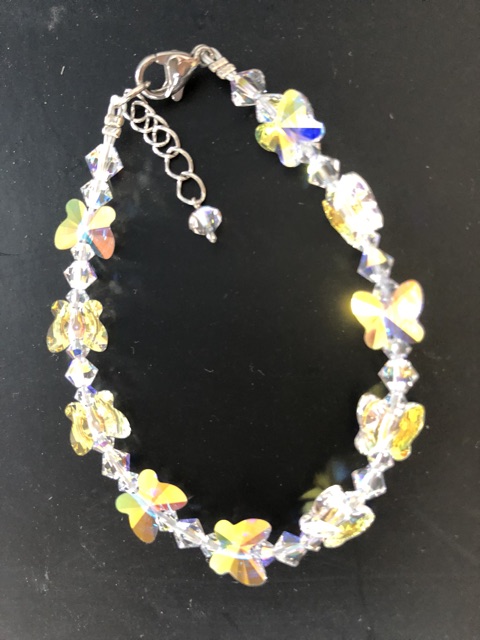 Lắc tay bướm Pha Lê Áo Swaeovski