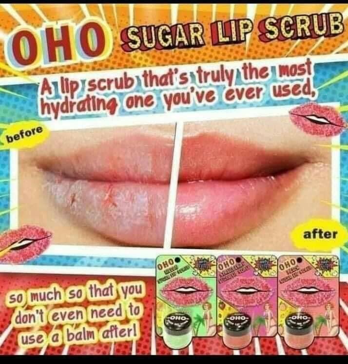 Tẩɏ tế bào chết môi Nitcher OHO Sugar Lip Scrub Thái Lan