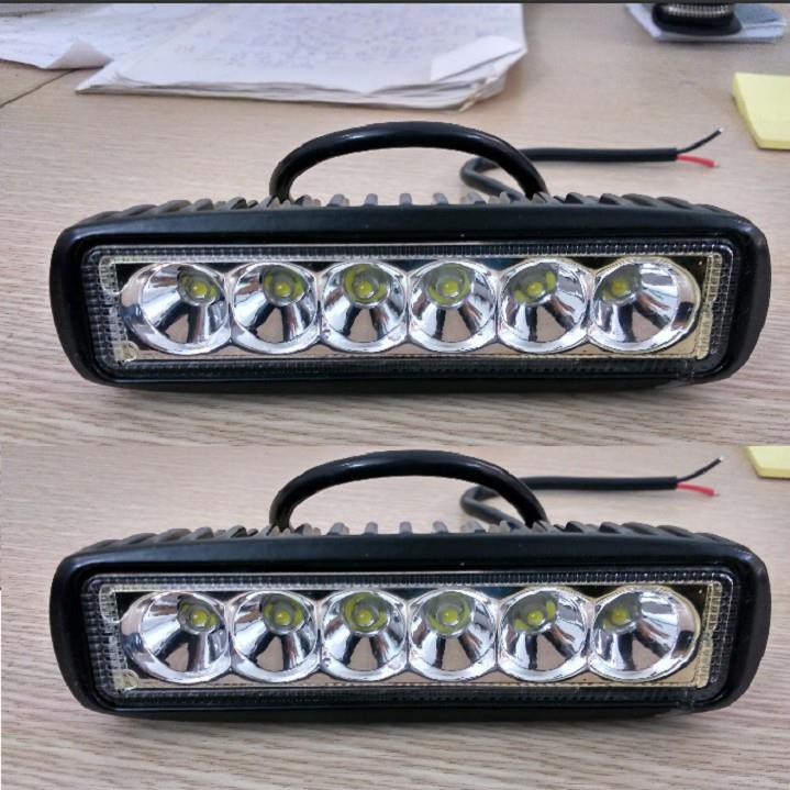 Đèn led trợ sáng 6 mắt 1 hàng RUNLAI