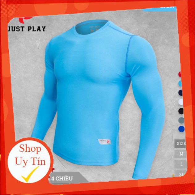 Áo Lót Body Giữ Nhiệt Thể Thao Nam Tay Dài - Bơi Lội - Đá Banh - Chạy Bộ nhiều màu đủ size