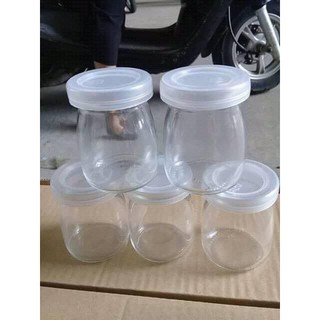 Combo 12 hũ đựng sữa chua trơn