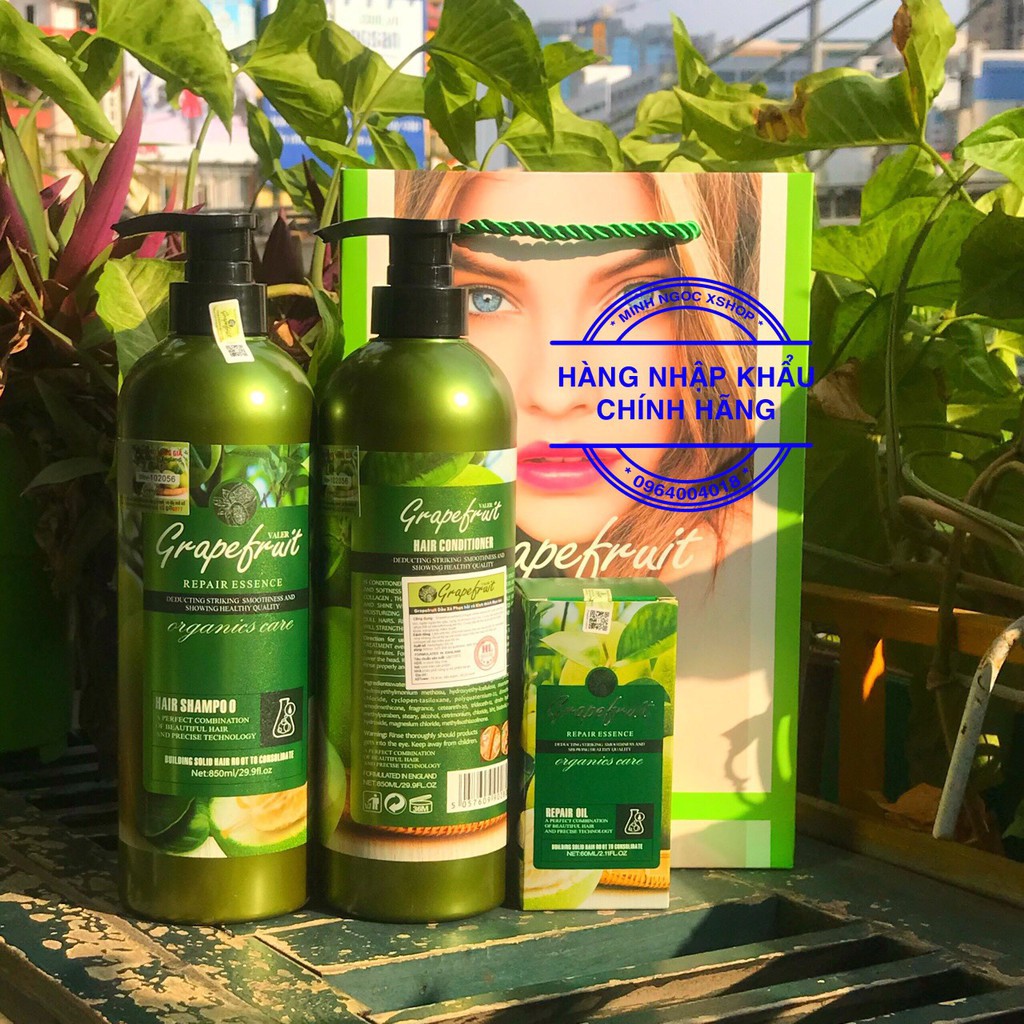 [FREESHIP] Bộ dầu gội xả bưởi kích thích mọc tóc siêu mềm mượt GRAPEFRUIT 850ml chính hãng giá rẻ DG15 | BigBuy360 - bigbuy360.vn