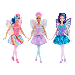 Đồ chơi búp bê Barbie bươm bướm sắc màu DHM50