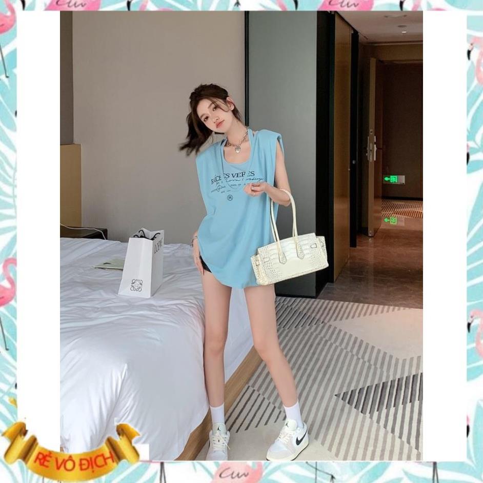 SET ÁO CROPTOP HAI DÂY MIX ÁO TANKTOP IN CHỮ
