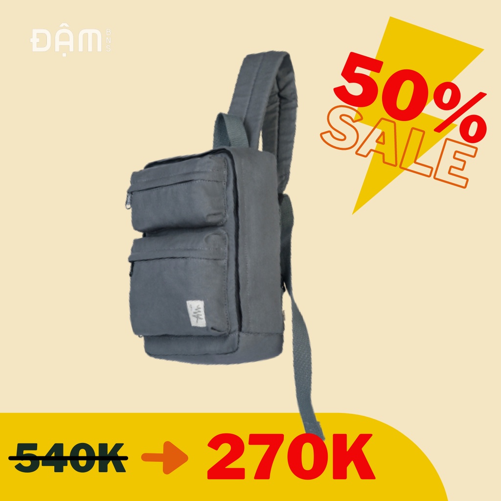 Túi đeo chéo ĐẬM BNS - Xíu Light (Xám)