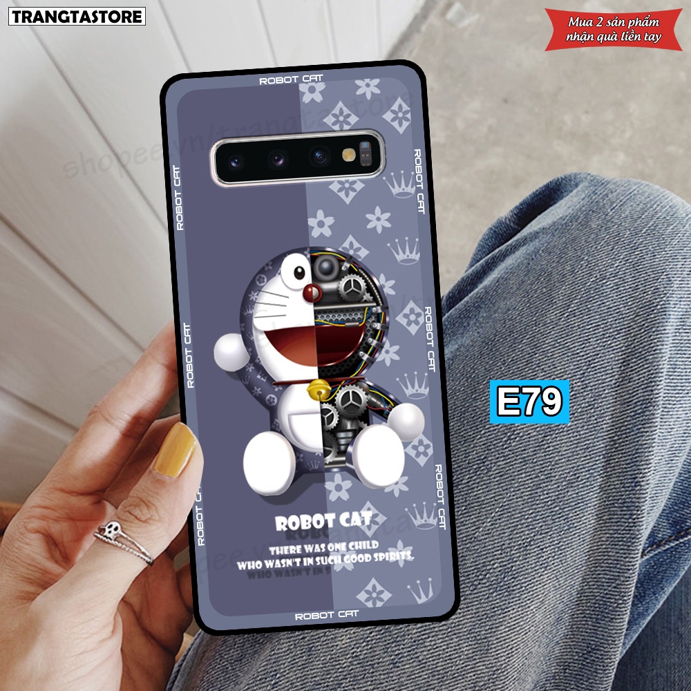 Ốp lưng Samsung S10 / S10 5G / S10 Plus / S10+ in hình gấu Bearbrick,Metal Style,Doremon siêu dễ thương chất lượng