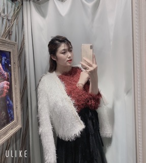 Áo khoác lông ảnh chụp thật