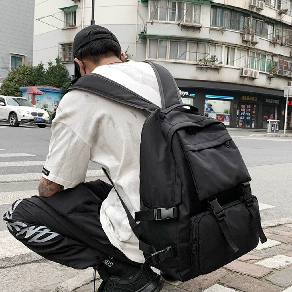 Balo Laptop học sinh sinh viên đi học chống thấm nước - Trơn