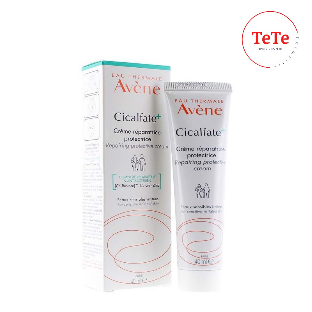 Kem Phục Hồi Da Avene Cicalfate Cream 40ml- Kem Dưỡng Da Avene