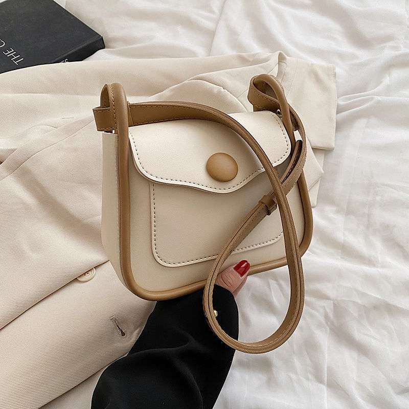 Túi đeo chéo nữ kẹp nách đeo vai cúc bấm phong cách Hàn Quốc HQ 225