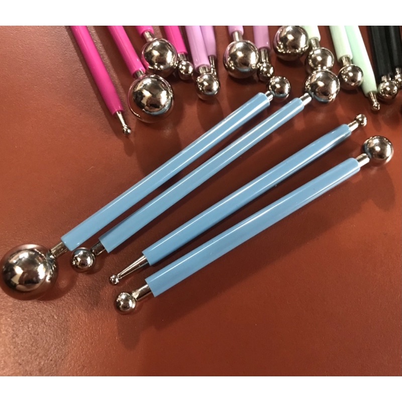 Bộ mo 4 cây dụng cụ tạo hình đất sét,fondant