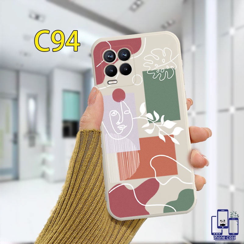 Realme C15 C21 C11 2021 C21Y C31 C35 C25 C20 C3 C12 C2 C25S 5S 5 5S 5i C17 Soft Oil Painting Camouflage Transparent Tpu Phone Case