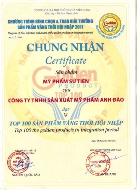 Kem sứ tiên tím - Anh đào 10g