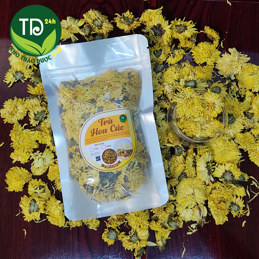 [Hàng Siêu Đẹp] Trà hoa cúc vàng, giúp an thần, ngủ ngon, sâu giấc, giảm đau bụng kinh, kiểm soát lượng đường trong máu
