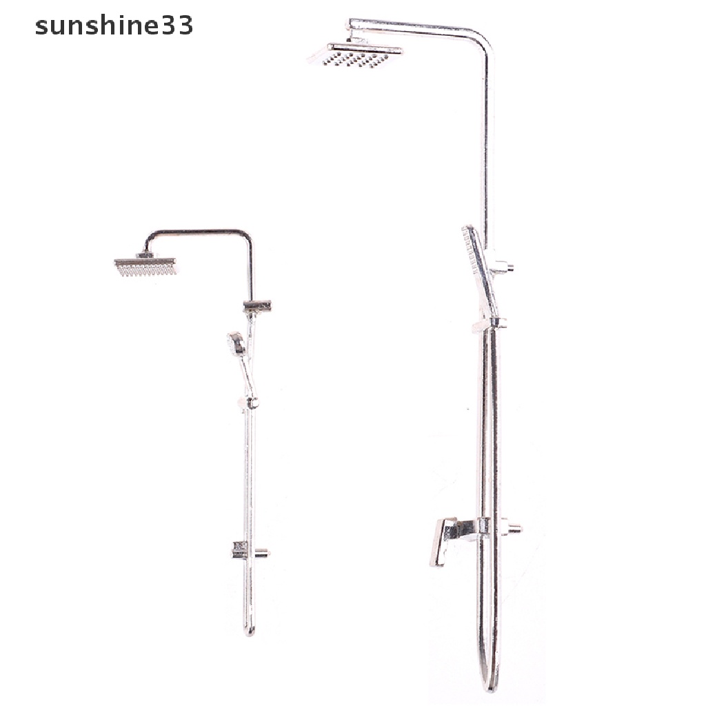 Vòi tắm hoa sen bằng hợp kim tỉ lệ 1: 12 trang trí nội thất nhà búp bê