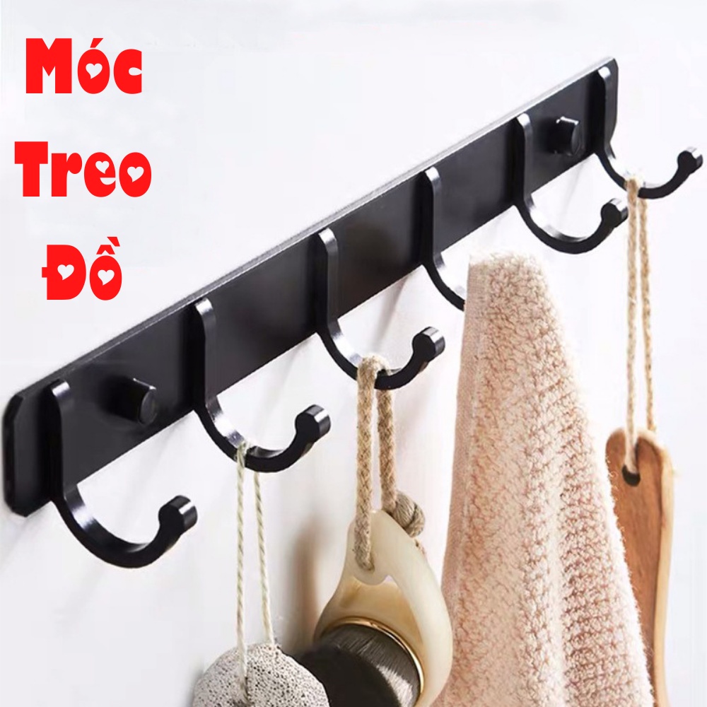 Móc treo đồ gắn tường , móc treo quần áo dán tường có thể tháo rời tiện dụng ATILA SHOP