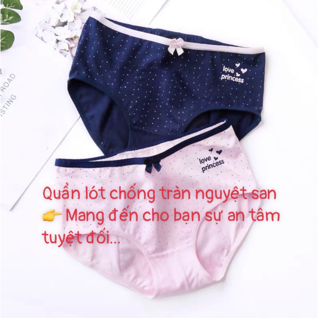 YVG - Quần Lót Nguyệt San /Quần Sinh Lý Quần Lót Nữ Thời Trang Cotton Cao Cấp, Siêu Thấm Thoáng Khí Dành Cho Ngày Đèn Đỏ