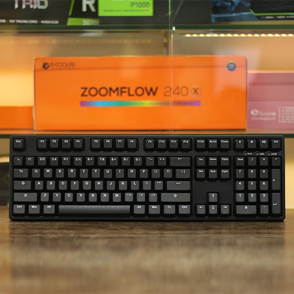 Bàn phím cơ iKBC CD 108 PD Black - PBT Double Shot Keycaps (CD108) - Bảo hành 24 tháng chính hãng