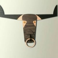 Đầu thú treo tường decor Gỗ