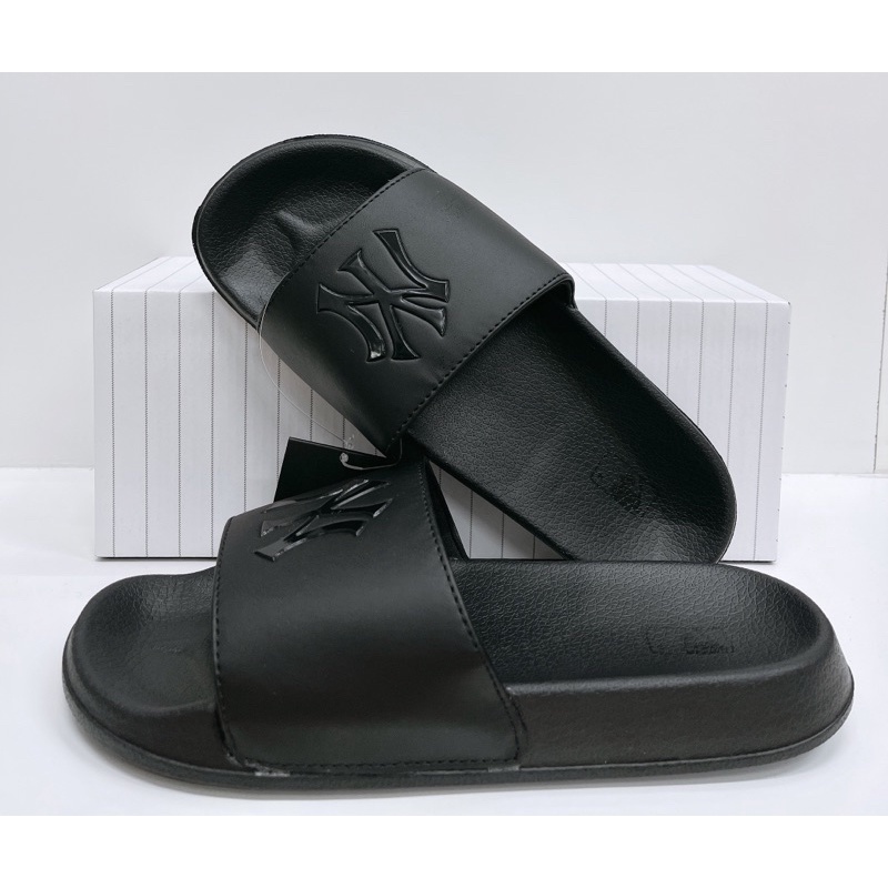 DÉP MLB NỘI ĐỊA HÀN - DÉP QUAI NGANG UNISEX NAM NỮ FULLBOX - HÀNG CÓ SẴN