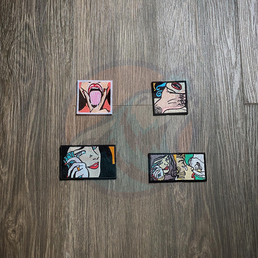 Patch vải ủi trang trí cho quần áo, mũ nón, phụ kiện, túi xách, balo ...v