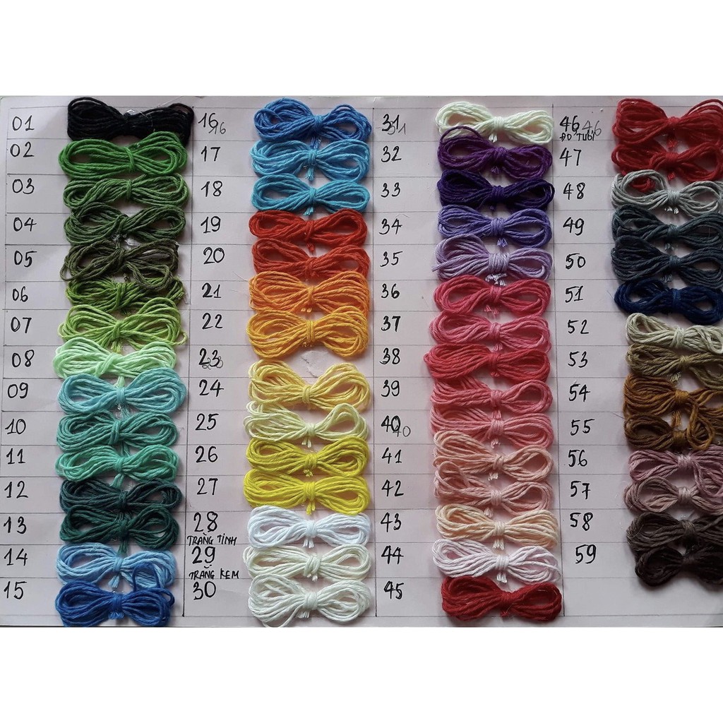 Sợi CTVN màu 20 -40