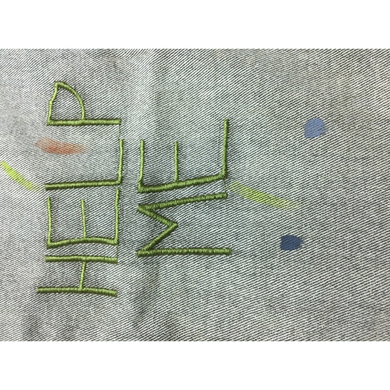 Quần jean unisex phối màu độc lạ phong cách đường phố | BigBuy360 - bigbuy360.vn