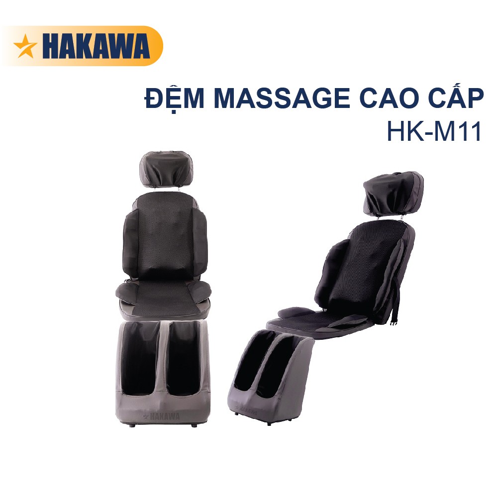 Đệm massage cao cấp chính hãng HAKAWA - HK-M11 - Phân phối chính hãng - Bảo hành chính hãng 2 năm