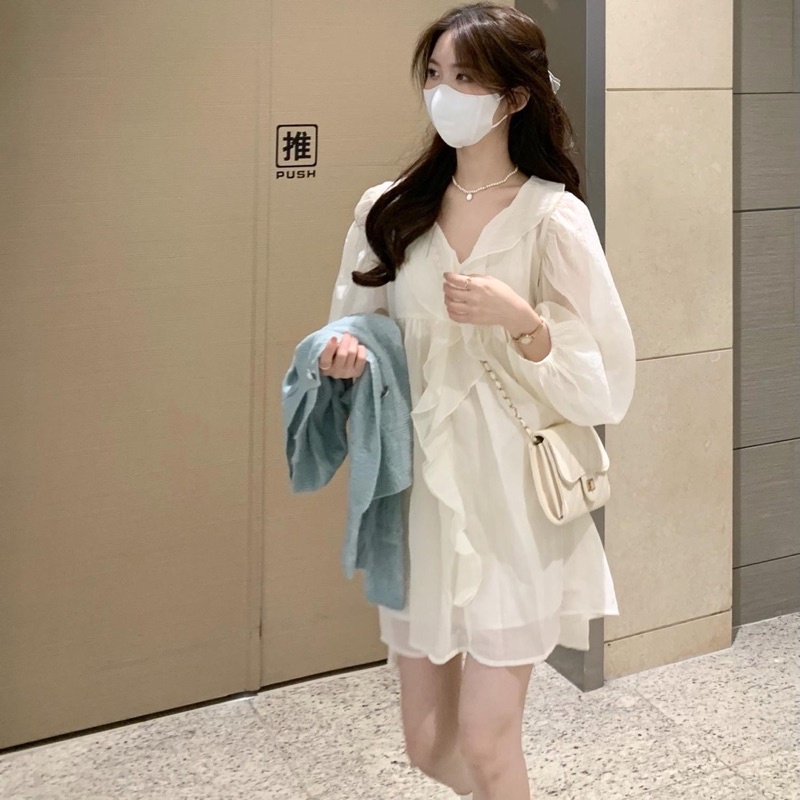 Váy Babydoll Xước Tơ Loại 1 2 Màu Siêu Xinh Có Ảnh Thật Kèm Video | BigBuy360 - bigbuy360.vn