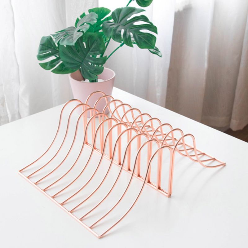 Giá Đỡ Sách/Tài Liệu 10 Ngăn Bằng Sắt Phong Cách Bắc Âu