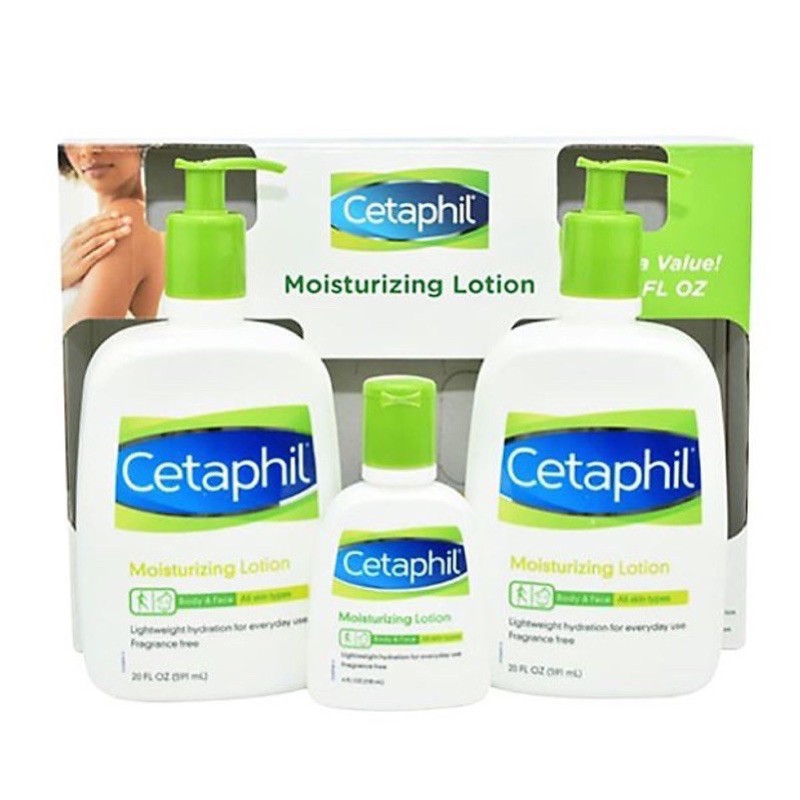 SET 3 CETAPHIL LOTION nhập Mỹ