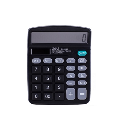 Máy tính 12 số Deli E837 / Deli E837 Calculator plastic - 12 digits